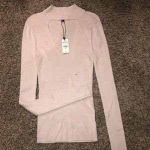 Express Keyhole Sweater